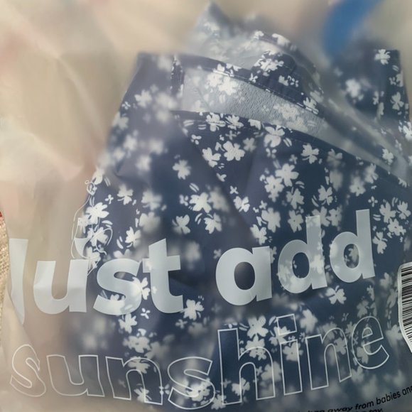 Blue Floral A-Shape Midi Dress - Picture 7 of 7